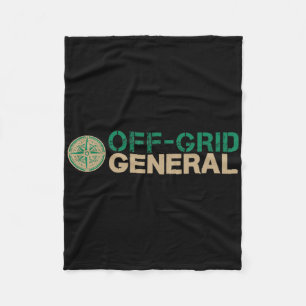 Algemene humor voor personeel van off-grid gezinsk fleece deken