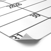 algemene jaarplanner poster (Hoek)