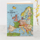 Algemene kaart van de  Europa 20e eeuw (Gele Bloem)