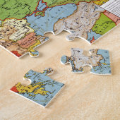 Algemene kaart van de  Europa 20e eeuw Legpuzzel (Zijkant)