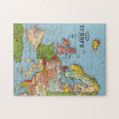 Algemene kaart van de  Europa 20e eeuw Legpuzzel (Horizontaal)