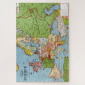 Algemene kaart van de Europa 20e eeuw Legpuzzel (Verticaal)