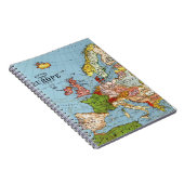 Algemene kaart van de Europa 20e eeuw Notitieboek (Rechterzijde)