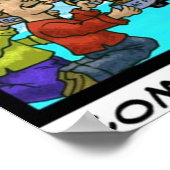 Algemene katten dromen grappige verzamelaarskunstp poster (Hoek)