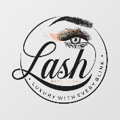 Algemene Luxe Wimper Extensies Salon Spa Raamsticker (Vel)