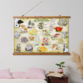 Algemene namen - Tapestry Mushrooms Hangend Wandkleed (Slaapkamer)