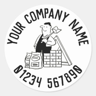 Algemene promotie voor ontwerper ronde sticker