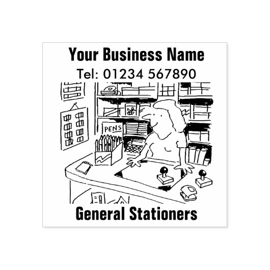 Algemene statieven en benodigdheden voor kantoorbe rubberstempel (Afrduk)