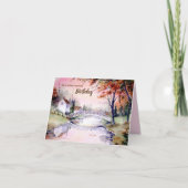 Algemene verf van de Brug Gewapende Brug Waterverf Aankondiging (Voorkant)