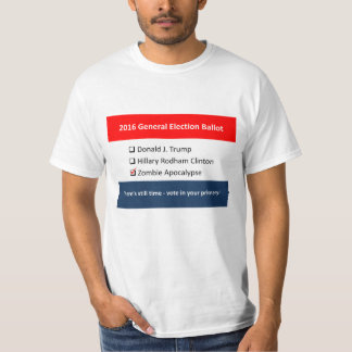 Algemene verkiezingen 2016 t-shirt