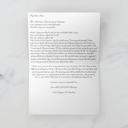 Algemene Voorjaarsconferentie 2019 Kaart (Binnen)