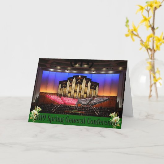 Algemene Voorjaarsconferentie 2019 Kaart (Gele Bloem)