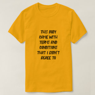 Algemene voorwaarden T-Shirt
