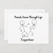 Algemene vriendschap briefkaart (Voorkant / Achterkant)