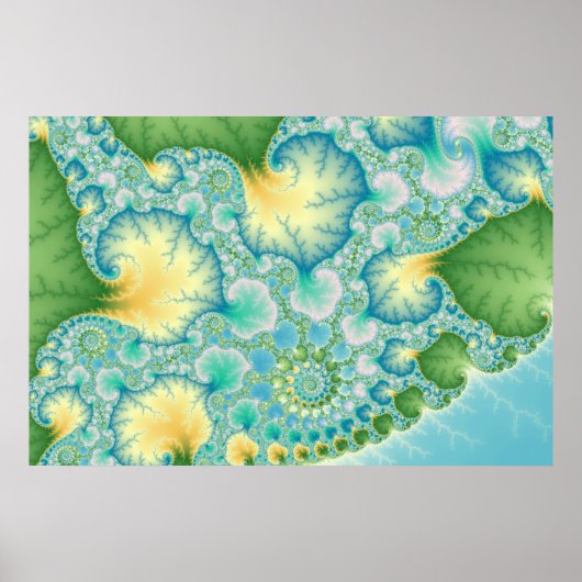 Algen - Fractal Poster (Voorkant)