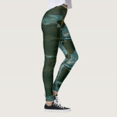 "Algengroene Leggings met hoge taille - Stijlvol e (Rechts)