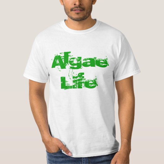 Algenleven (waarde wit) t-shirt (Voorkant)