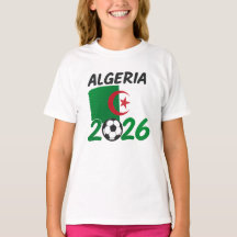 Algeria 2026 Soccer Fan Design with Crescent Star