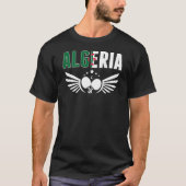Algeria Table Tennis  Support Algerian Ping Pong T T-shirt (Voorkant)