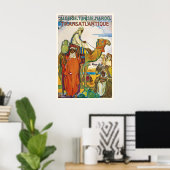 Algeria Tunisia Morocco Vintage Travel Poster (Bureau à domicile)