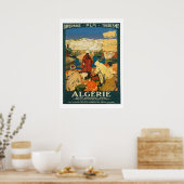 Algeria Vintage Travel Poster (Cuisine)