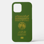 Algerian passport  Case-Mate iPhone case (Achterkant)