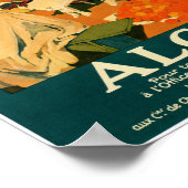 Algérie Poster Vintage voyage restauré (Coin)