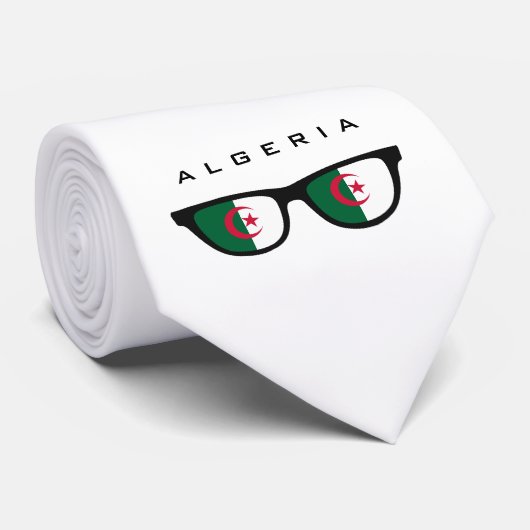 Algérie Shades texte et cravate couleur personnali (Roulé)