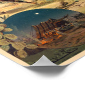 Algérie Vintage Railroad Poster 1891 (Coin)