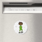 Algérie World Cup Soccer Boy Magnet (In Situ (Lave-vaisselle))