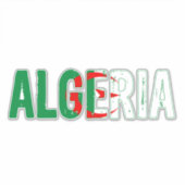 Algerije, Algerije Sticker (Voorkant)
