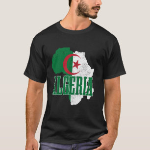 Algerije Algerijnse vlag Afrikaanse roots Pride T-shirt