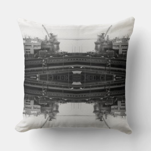  Algerije Algiers havenoverzicht Briefkaart Lap Kussen (Voorkant)