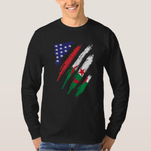 Algerije - Amerikaanse vlag - Patriot Heritage T-shirt