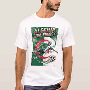 Algerije Doel Energie Skelet Aanvaller Naties Vet  T-shirt