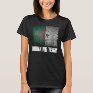 Algerije Drink Team Graphic voor mannen Funny Alge T-shirt