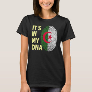 Algerije in mijn Algerijnse dna - vlaggenteam Alge T-shirt