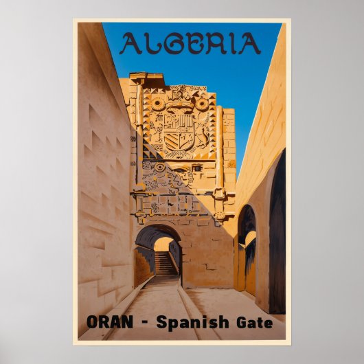 Algerije Poster (Voorkant)