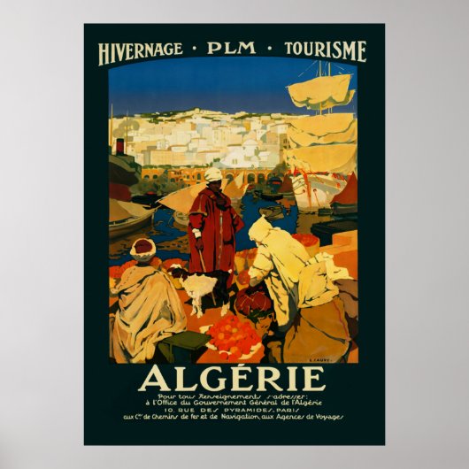 Algerije - poster - Vintage (Voorkant)