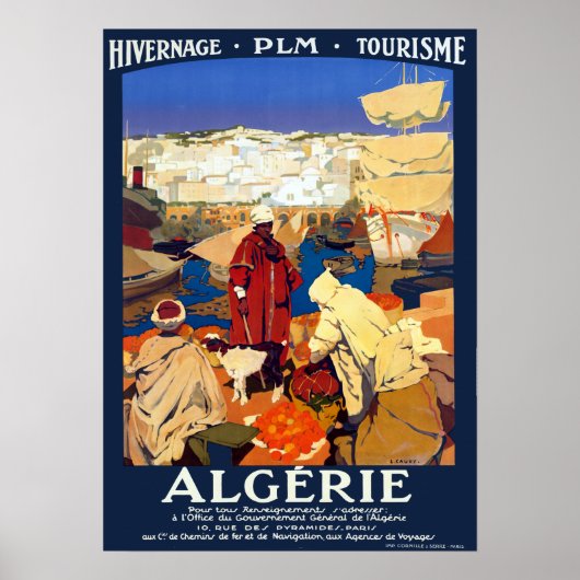 Algerije reizen Poster (Voorkant)