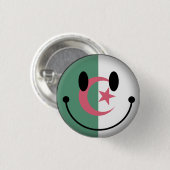 Algerije Ronde Button 3,2 Cm (Voorkant /achterkant)