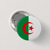 Algerije Ronde Button 3,2 Cm (Voorkant /achterkant)