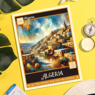 Algerije schilderij briefkaart