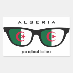 Algerije Shades aangepaste stickers