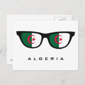Algerije Shades aangepaste tekst & kleur briefkaar Briefkaart (Voorkant / Achterkant)