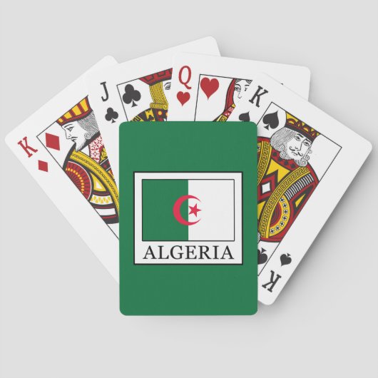 Algerije Speelkaarten (Achterkant)