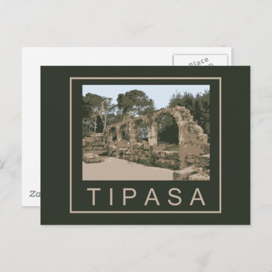 Algerije Tipasa Briefkaart (Voorkant / Achterkant)