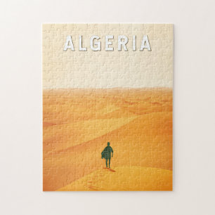 Algerije Travel Art Vintage Legpuzzel