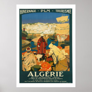 Algerije Vintage Travel Poster