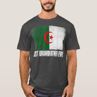 Algerije vlag Beste grootvader ooit Fami T-shirt